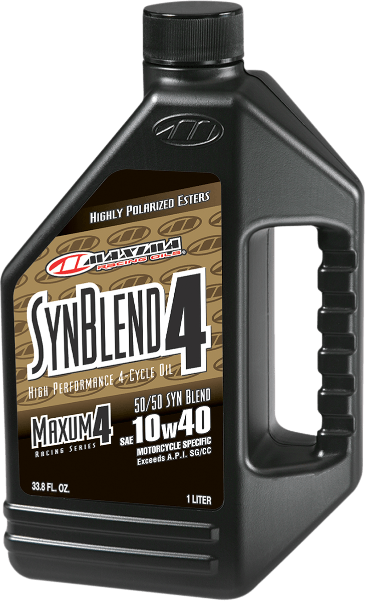 MAXIMA RACING OIL SynBlend 10W40 Semi-Synthetic Oil 1L 2-Pack 34901B - Kelly Motorsports