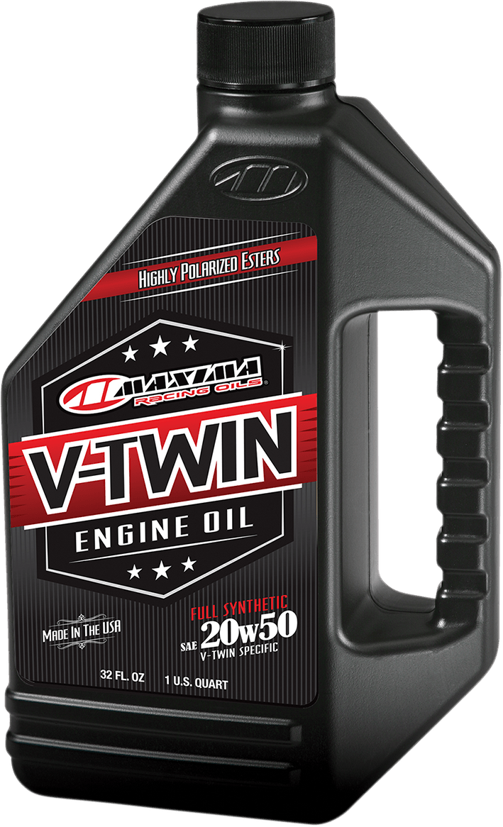 Maxima Racing V-Twin Synthetic Oil 20W-50 1Qt 4-Pack 30-11901 - Kelly Motorsports