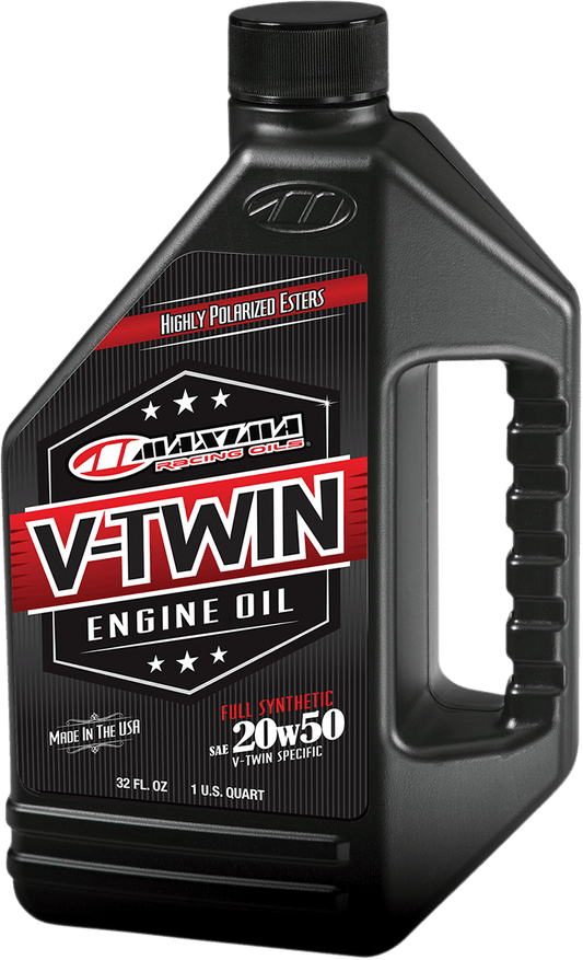 Maxima Racing V-Twin Synthetic Oil 20W-50 1Qt 4-Pack 30-11901 - Kelly Motorsports