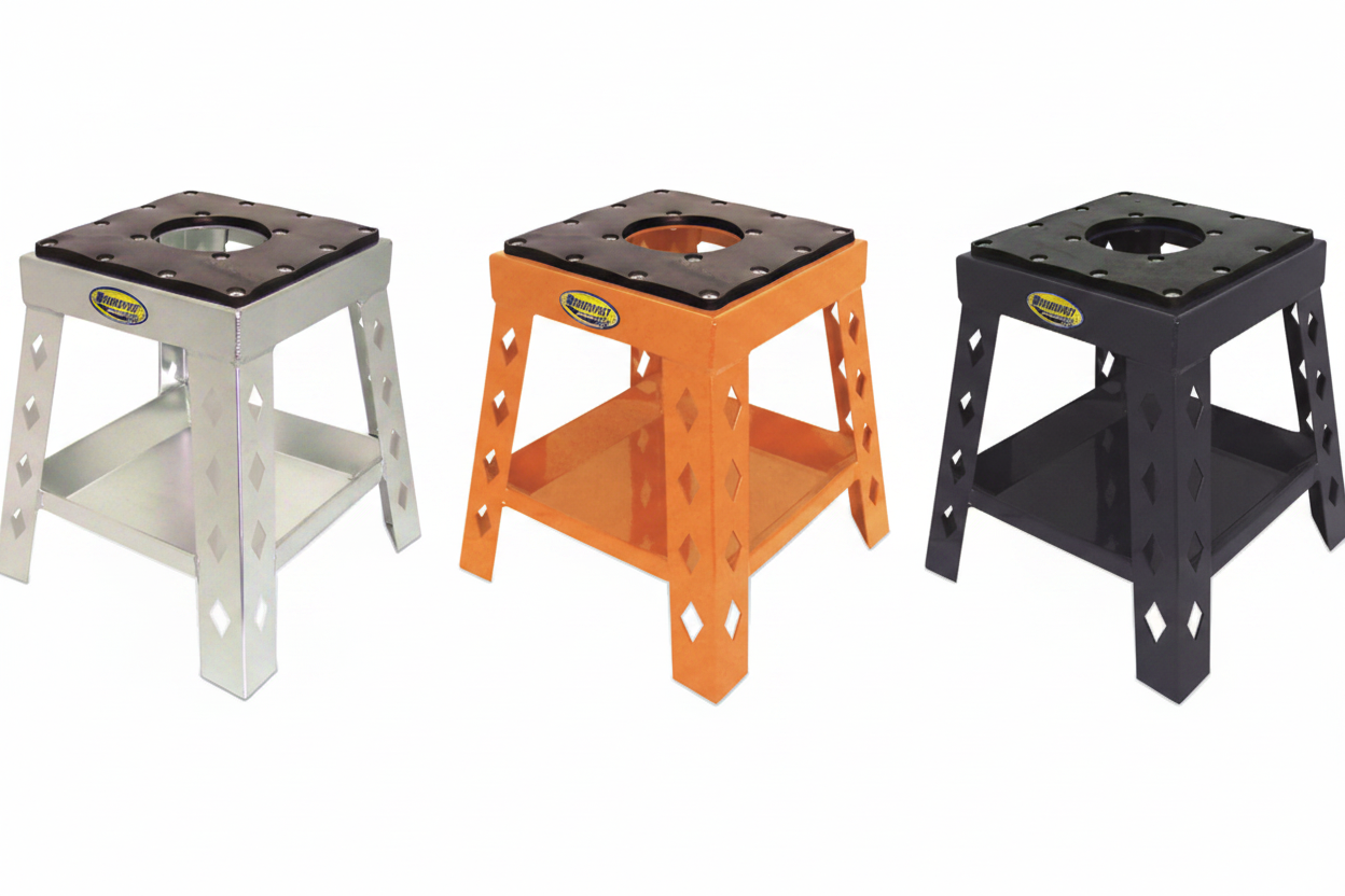 MOTORSPORT PRODUCTS Mini/Super Moto Stand with Rubber Top Pad and Tool Tray