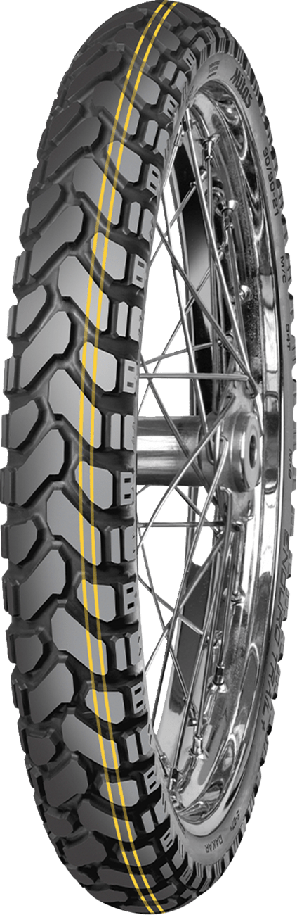 MITAS Enduro Trail+ Dakar Front Tire 120/70B19 for Dual Sport and Adventure Motorcycles - Kelly Motorsports