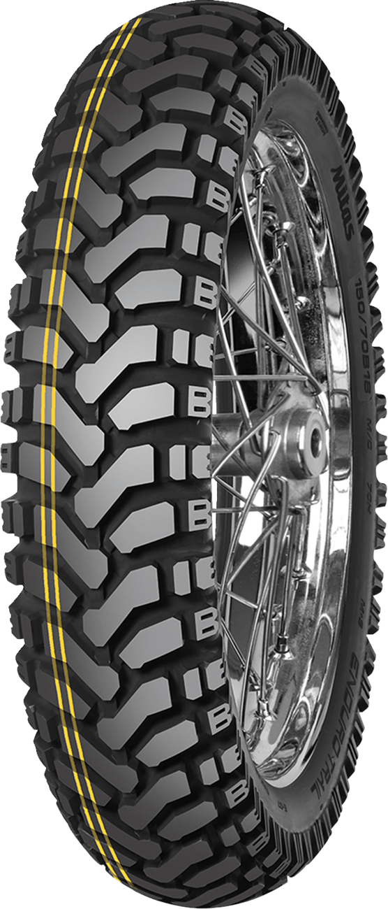 MITAS Enduro Trail Dakar Rear Tire 140/80B18 70H - Durable Dual Sport Motorcycle Tire - Kelly Motorsports