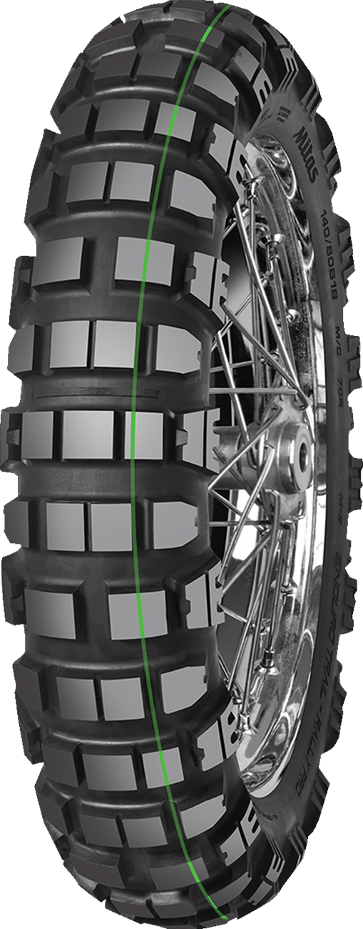 MITAS Enduro Trail-Rally Pro Super Light Rear Tire 140/80B18 for Adventure and Dual Sport Motorcycles - Kelly Motorsports