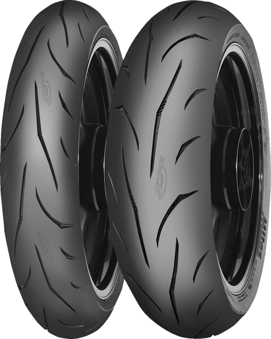 MITAS Sport Force+ EV Front Motorcycle Tire 120/70ZR17 (58W) - Kelly Motorsports