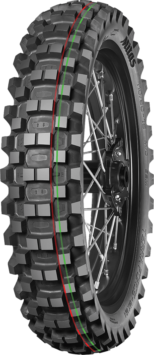 MITAS Terra Force-MX MH Rear Tire - 90/100-14 for Motocross Racing - Kelly Motorsports