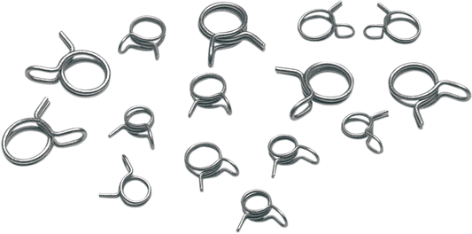 Moose Offroad 15-Piece Wire Hose Clamp Assortment – Part 111-1511 - Kelly Motorsports