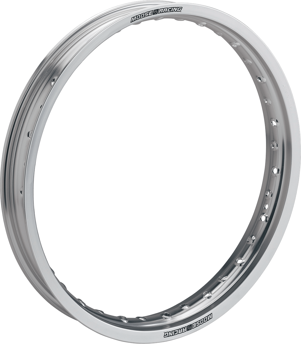 Moose Offroad 19x1.85 Rear Aluminum Rim (Part Number: GH-19X185S) - Silver Finish - Kelly Motorsports