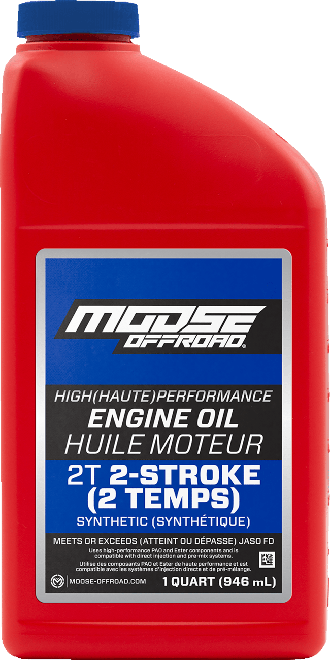Moose Offroad 2-Stroke Synthetic Engine Oil - 1 Quart, Part Number 219383 - Kelly Motorsports