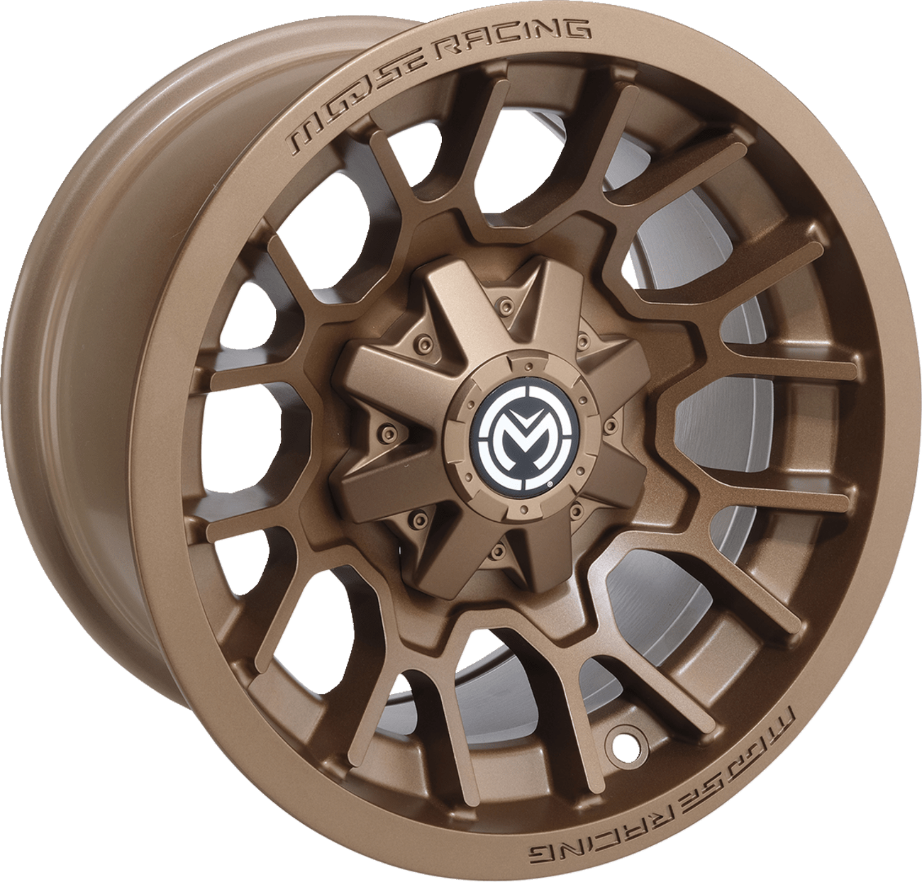 MOOSE OFFROAD 24-Inch Bronze Wheel - Model 24MO127136BZ4 for Front Application - Kelly Motorsports