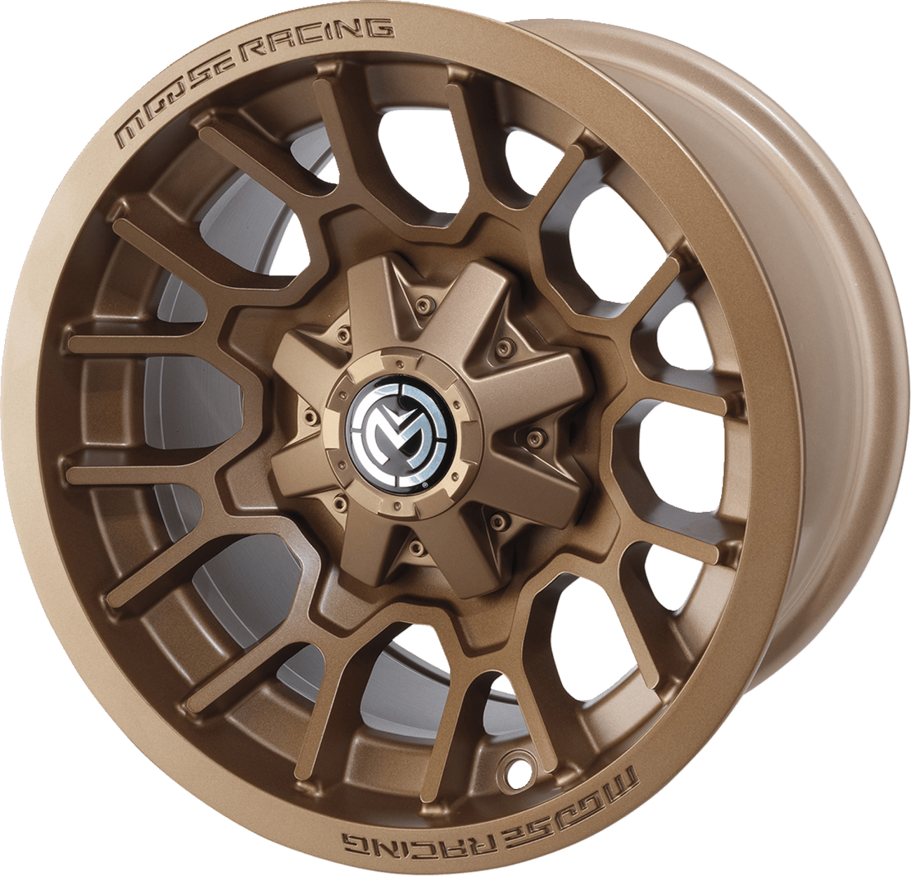Moose Offroad 24MO157136BZ54 15x7 Bronze Wheel for 4/136 Bolt Pattern - Front & Rear - Kelly Motorsports