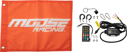 MOOSE OFFROAD 3' RGB Whip Light with Chase Function – Black, Part SB-CHSBTR-131PU - Kelly Motorsports
