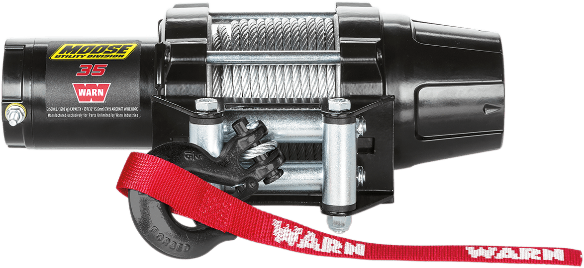 Moose Offroad 3500 lb Winch with Wire Rope (Part Number 101601) - Kelly Motorsports