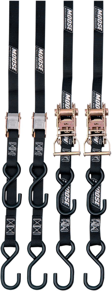 Moose Offroad 3920-0300 Black Tie-Down Quad Pack for Secure Cargo Fastening - Kelly Motorsports