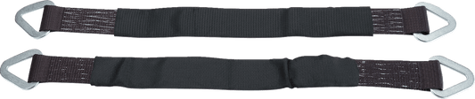 MOOSE OFFROAD 3920-0522 Axle Straps - 2 Inch x 30 Inch Heavy Duty Webbing with Zinc-Plated D-Rings - Kelly Motorsports
