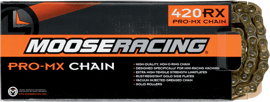 MOOSE OFFROAD 420 RXP Pro-MX Chain Master Link M576-00-01 – Gold Replacement Connecting Link - Kelly Motorsports