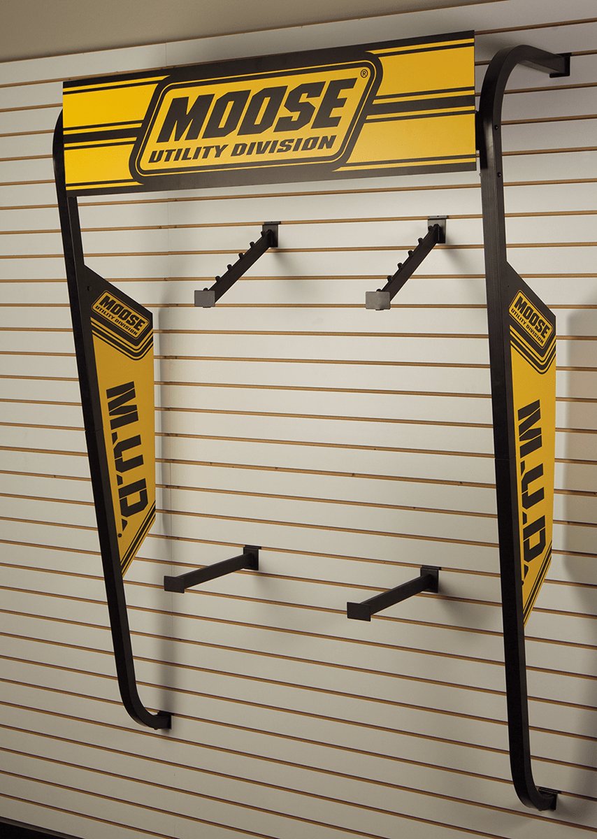 Moose Offroad 48-Inch Sintra Header Graphic for Slatwall Display - Double-Sided Signage - Kelly Motorsports