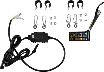 MOOSE OFFROAD 5 ft RGB Whip Light Chase with Bluetooth - Part SB-CHSBTR-152-PU - Kelly Motorsports