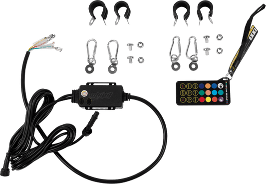 MOOSE OFFROAD 5 ft RGB Whip Light Chase with Bluetooth - Part SB-CHSBTR-152-PU - Kelly Motorsports
