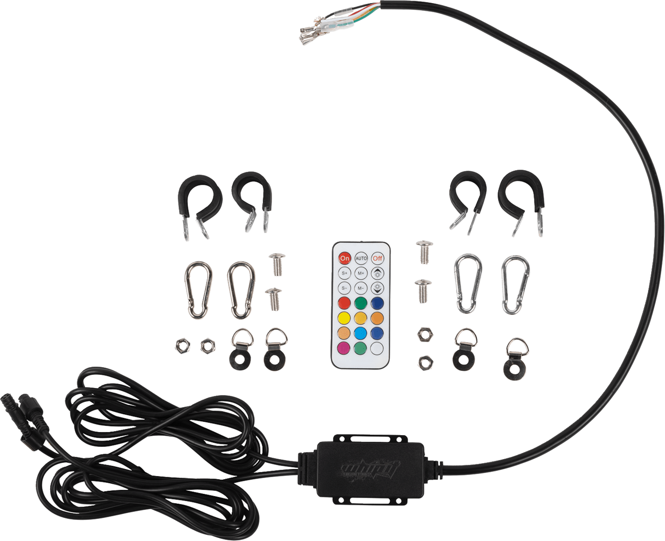 Moose Offroad 5' RGB Whip Light with Bluetooth SB-RGBBTR-152-PU - Kelly Motorsports