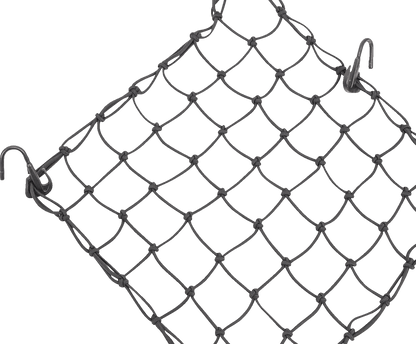 Moose Offroad 50152-NM Adjustable Cargo Net - 15 x 15 Inches with Steel-Kore Hooks for Motorcycles, ATVs, and UTVs - Kelly Motorsports