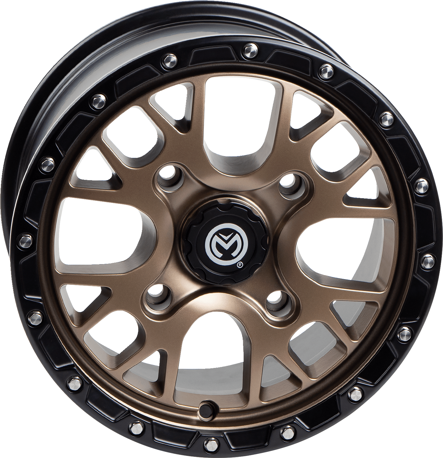 Moose Offroad 545X Bronze 14x7 Wheel for Front and Rear - 4/110 Bolt Pattern - Kelly Motorsports