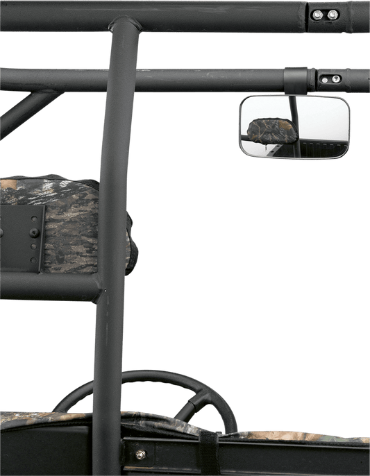 Moose Offroad 56-18029A Rear View Rectangle Mirror with Cast Alloy Arm and Adjustable Angles - Kelly Motorsports