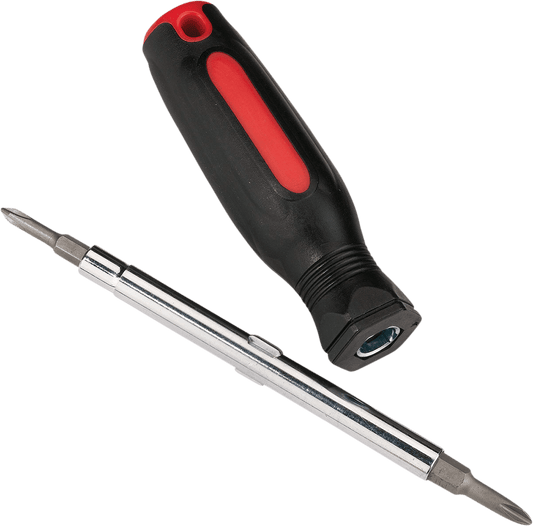 MOOSE Offroad 6-in-1 Screwdriver Set 350-0340 with Universal Handle and Versatile Tips - Kelly Motorsports
