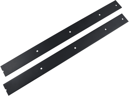 Moose Offroad 72-Inch Matte Black Plow Wear Bar Set (Part Number 2571PFMTBLK) - Kelly Motorsports