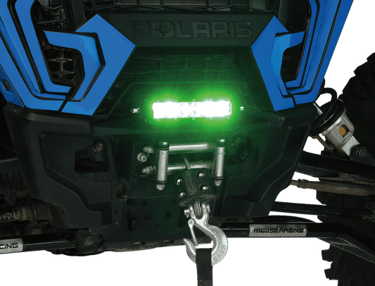 Moose Offroad 8-Inch Green LED Light Bar MSE-LB8G for Off-Road Vehicles - Kelly Motorsports