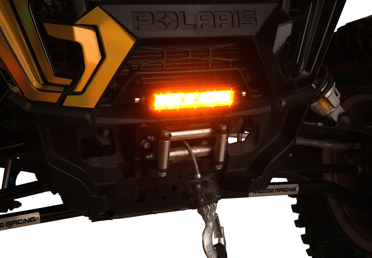 Moose Offroad 8-Inch LED Light Bar with Green CREE Chip - MSE-LB8A - Kelly Motorsports