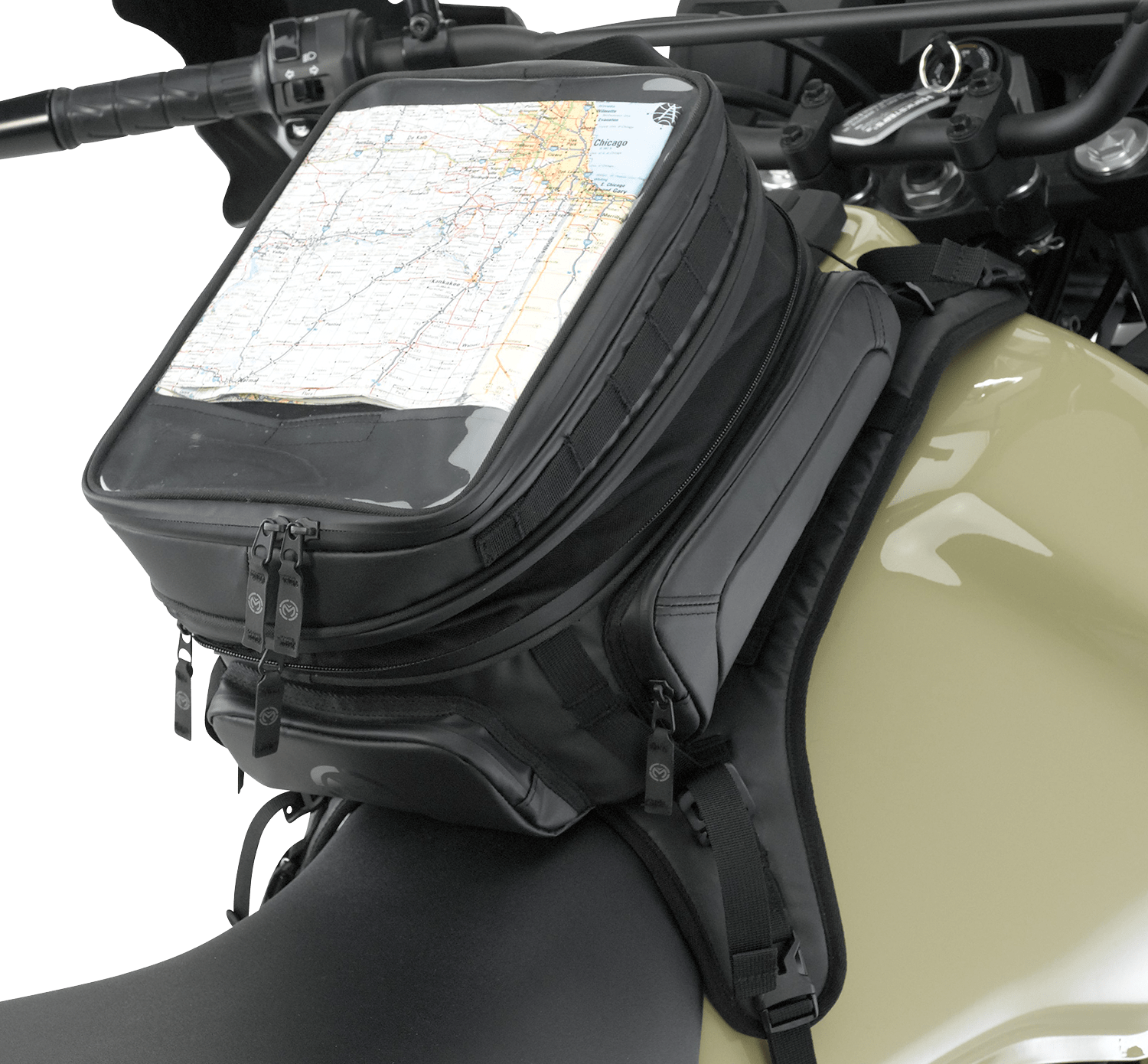 MOOSE OFFROAD ADV1™ Tank Bag 3502-0543 with Expandable Storage and Water-Resistant Design - Kelly Motorsports