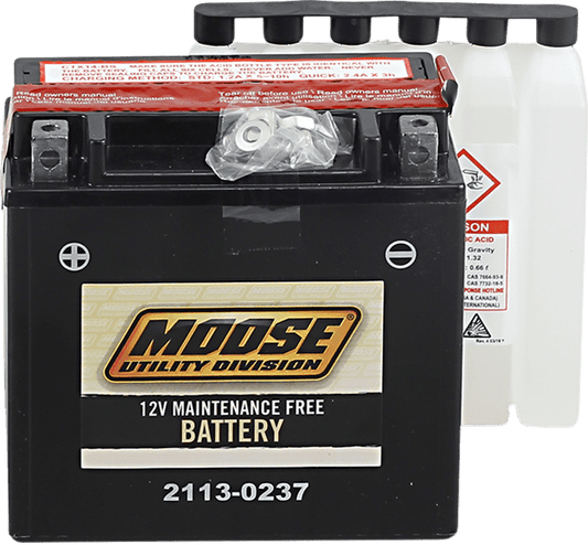 Moose Offroad AGM Battery YTX14-BS MTX14-BS – Heavy-Duty Maintenance-Free 12-Volt Power Source - Kelly Motorsports