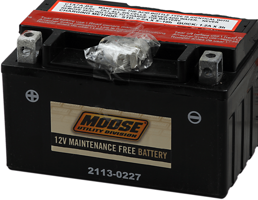 Moose Offroad AGM Battery YTX7A-BS MTX7A-BS – Heavy-Duty Maintenance-Free 12-Volt Power Source - Kelly Motorsports