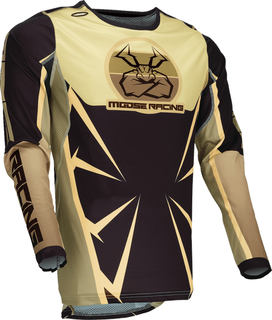 Moose Offroad Agroid Jersey Brown/Black Large - Part Number 2910-8147 - Kelly Motorsports