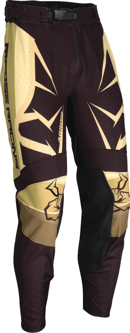 Moose Offroad Agroid Pants - Brown/Black US 26 Slim Fit, Part Number 2901-11763 - Kelly Motorsports
