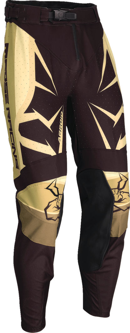 Moose Offroad Agroid Pants - Brown/Black US 26 Slim Fit, Part Number 2901-11763 - Kelly Motorsports