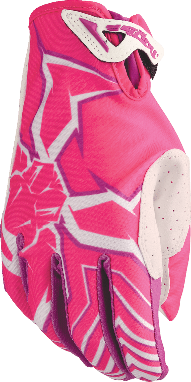 MOOSE OFFROAD Agroid™ Pro Gloves 2XL - Pink and White, Part Number 3330-8101 - Kelly Motorsports