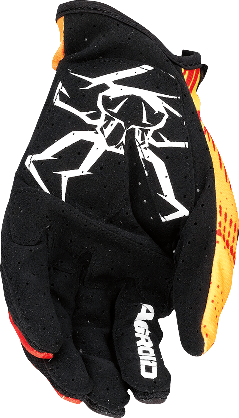 MOOSE OFFROAD Agroid™ Pro Gloves Large - Orange, Part Number 3330-7580 - Kelly Motorsports