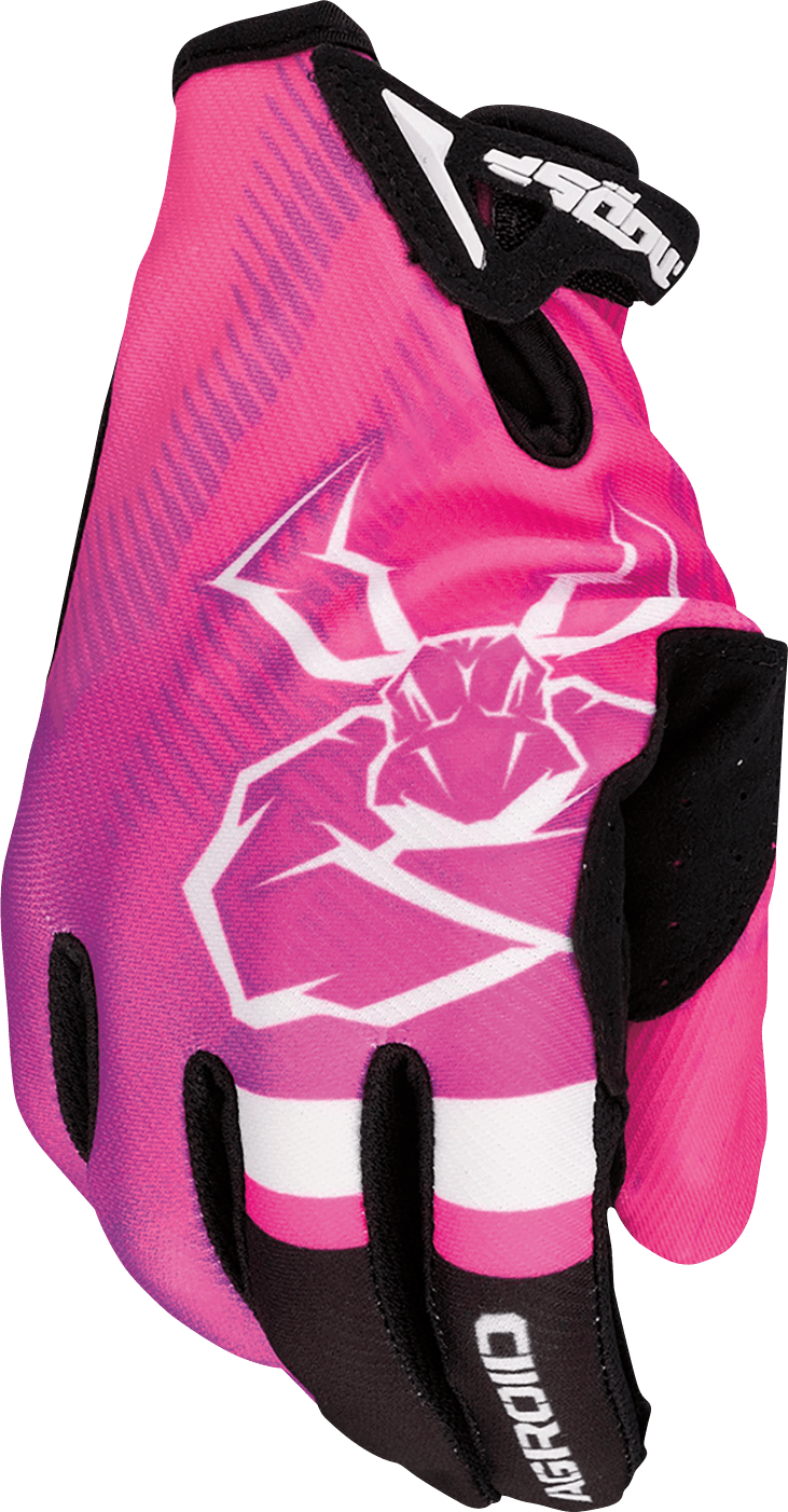 MOOSE OFFROAD Agroid™ Pro Gloves - Pink, Size Large (Part 3330-7604) - Kelly Motorsports