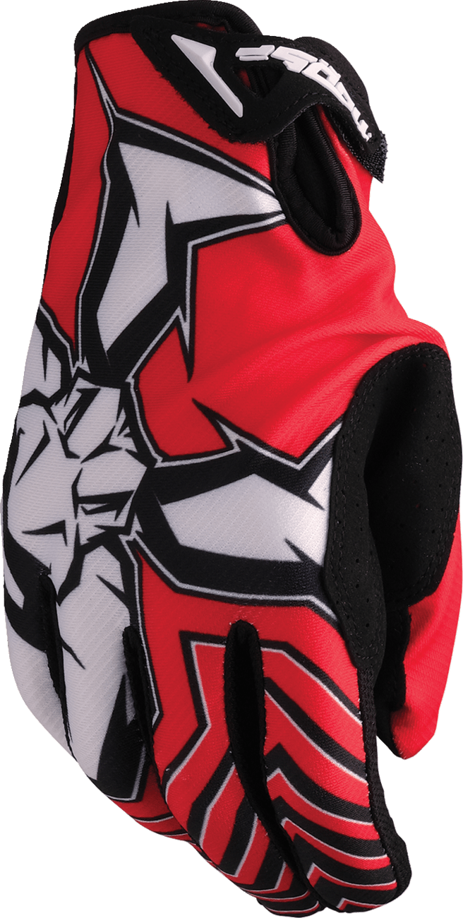 MOOSE OFFROAD Agroid™ Pro Gloves - Red/Black, Small (Part No. 3330-8091) - Kelly Motorsports