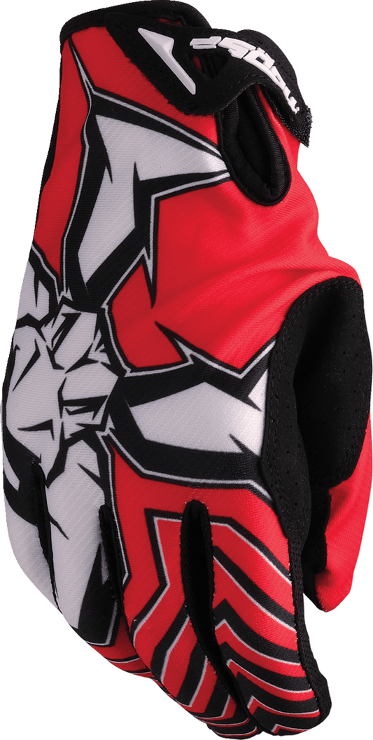 Moose Offroad Agroid™ Pro Gloves - Red/Black, XL – Part Number 3330-8094 - Kelly Motorsports