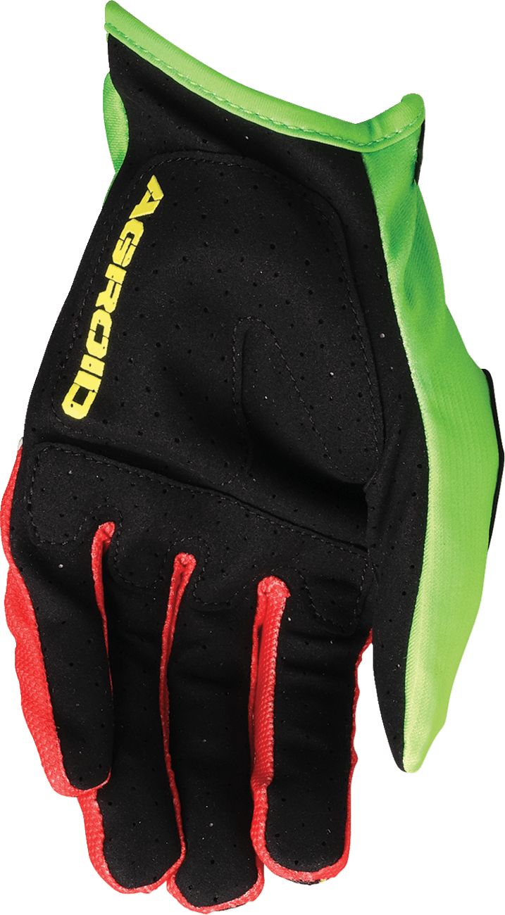 MOOSE OFFROAD Agroid™ Pro Gloves XL by Moose Offroad - Green/Red, Part 3330-8112 - Kelly Motorsports