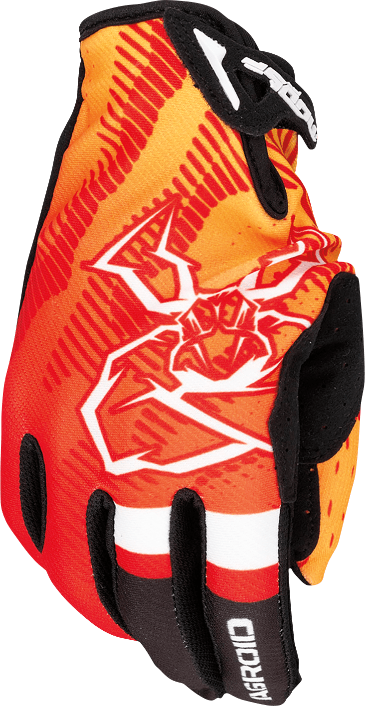 MOOSE OFFROAD Agroid™ Pro Gloves XL by Moose Offroad - Orange, Part Number 3330-7581 - Kelly Motorsports