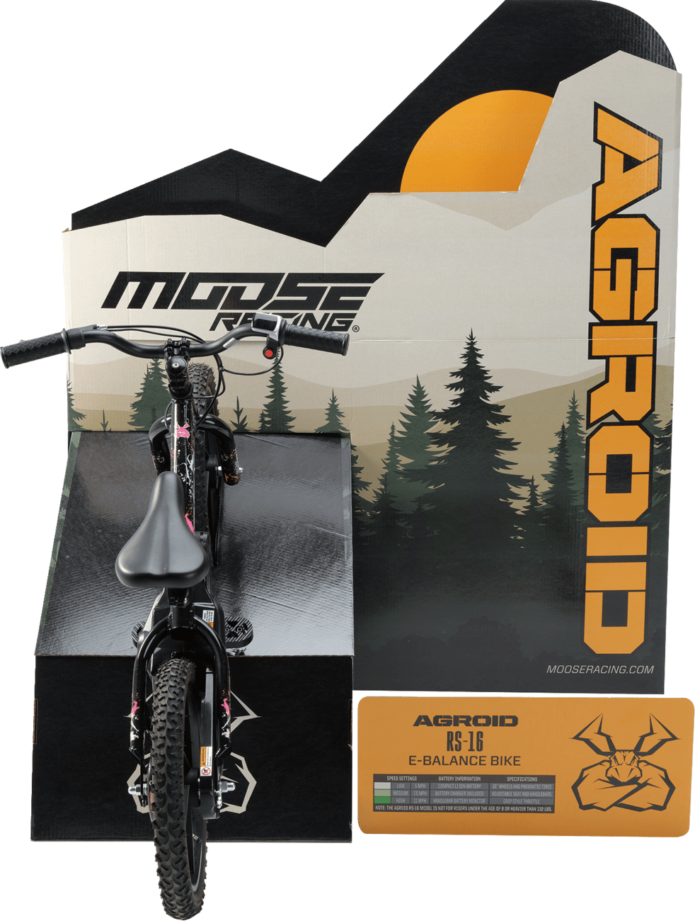 MOOSE OFFROAD Agroid RS-16 Balance E-Bike Display 8352MseDsply2023 - Kelly Motorsports