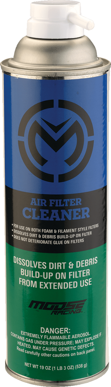 Moose Offroad Air Filter Cleaner MACFA241215 - 15 oz Aerosol for Foam and Filament Filters - Kelly Motorsports