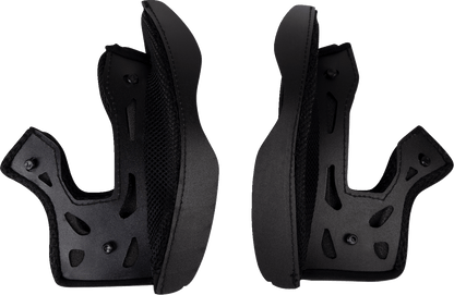 Moose Offroad Air Intake Cheek Pads - Black - Medium (Part 0134-3197) - Kelly Motorsports
