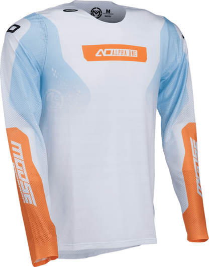 MOOSE Offroad Alpha One Jersey - Blue and Orange, Medium, Part 2910-8795 - Kelly Motorsports