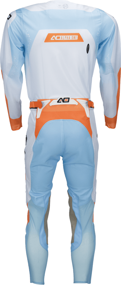 Moose Offroad Alpha One Pants - Blue/Orange US 26 Slim, Part No. 2901-12924 - Kelly Motorsports