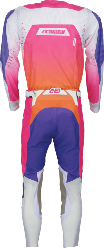 MOOSE Offroad Alpha One Pants - Orange/Purple, US 26 Slim, Part No. 2901-12943 - Kelly Motorsports