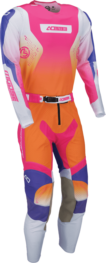 MOOSE Offroad Alpha One Pants - Orange/Purple, US 26 Slim, Part No. 2901-12943 - Kelly Motorsports
